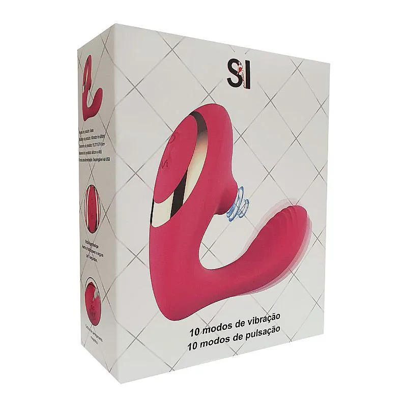 Vibrador ponto G e pulsaçāo de clitoris - Sí