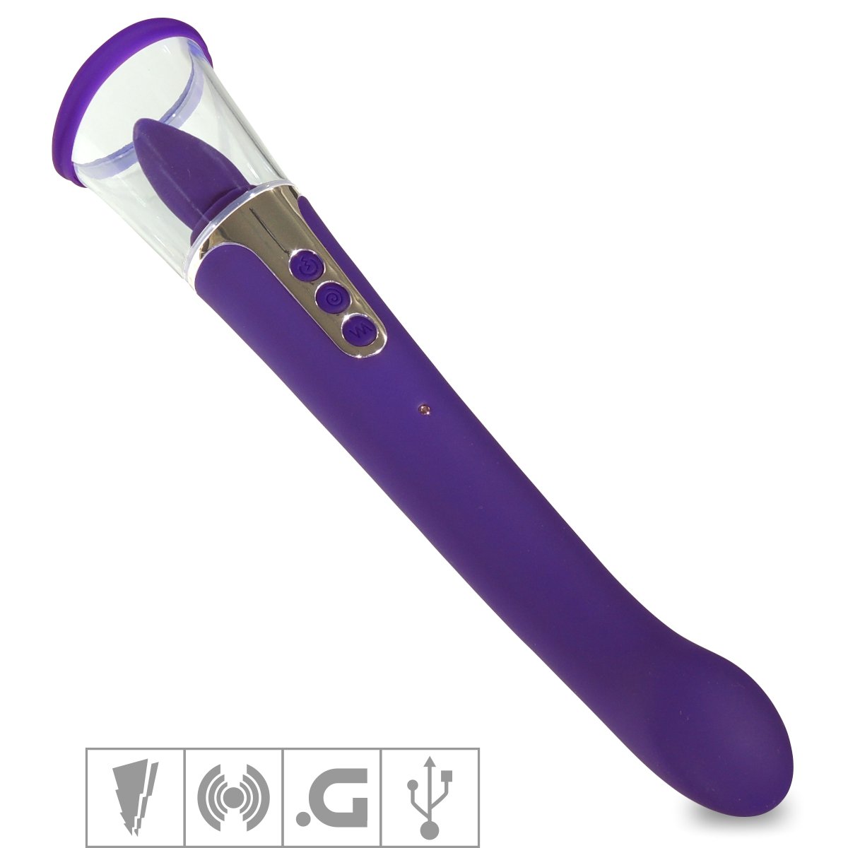 Vibrador e Estimulador de Clitóris Recarregável Amzing SI (7003)