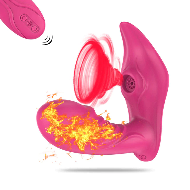 Vibrador sugador +ponto G Anna - control remoto