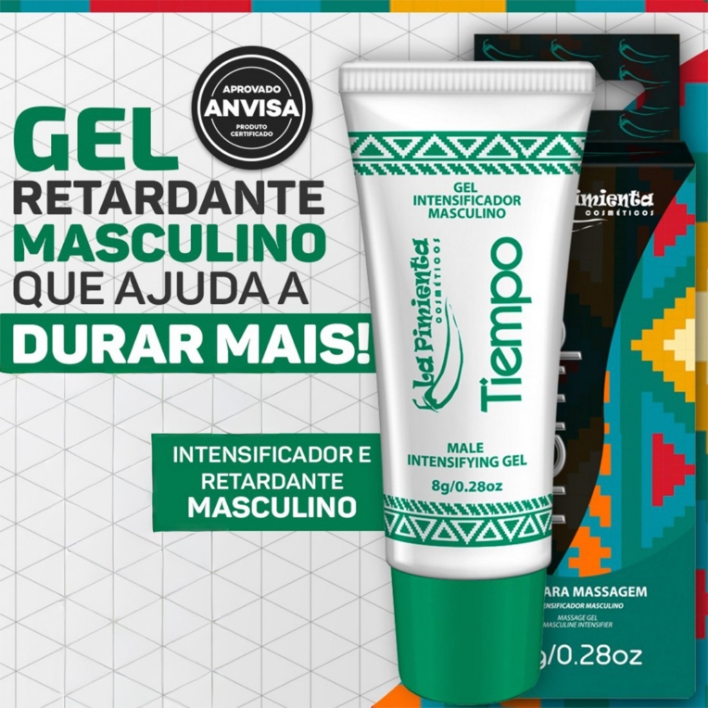 Tiempo - gel intensificador e retardante masculino
